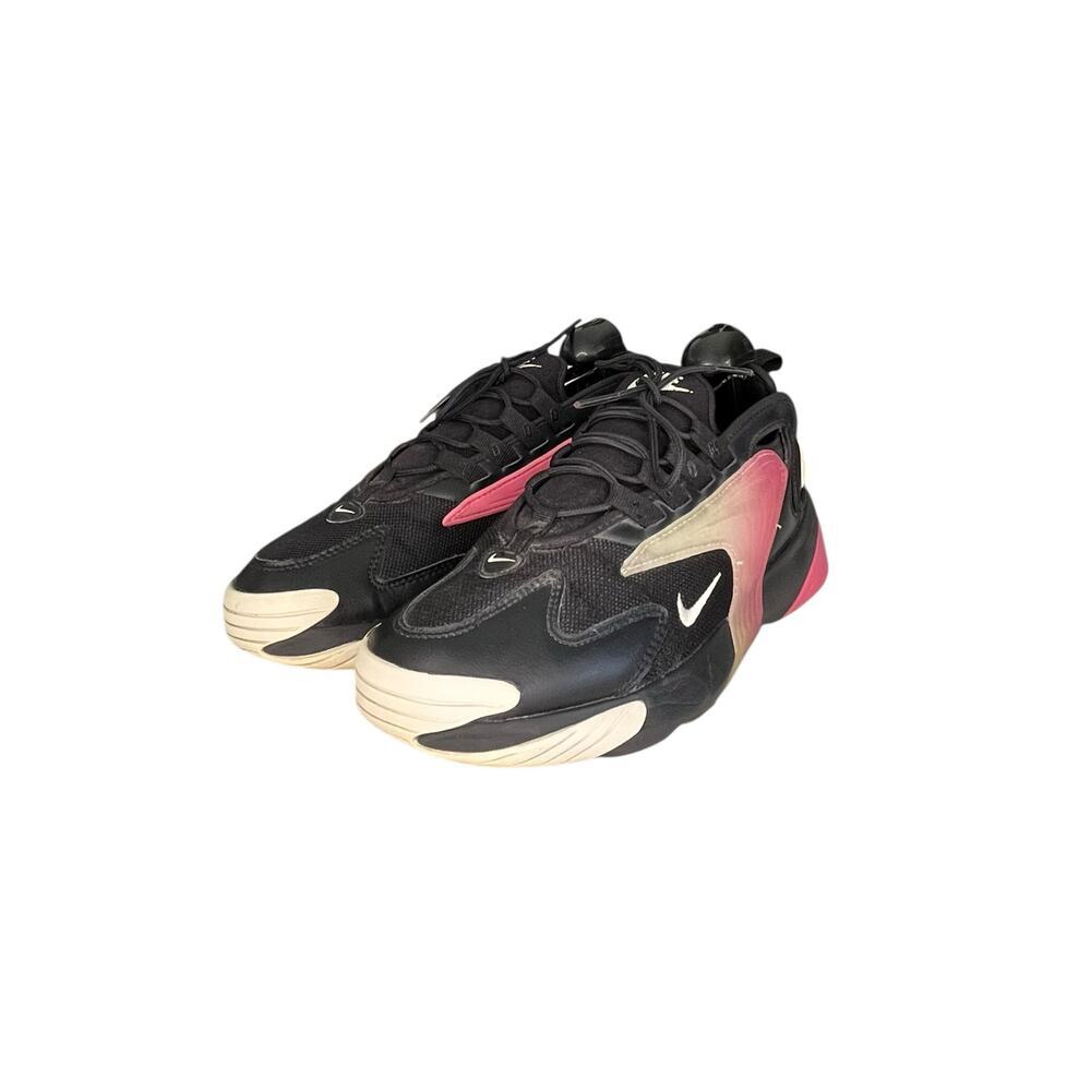 Womens Nike Air Zoom 2K Black Lace-Up Low Top Running Sneaker Shoes Size 9 - Picture 2 of 6